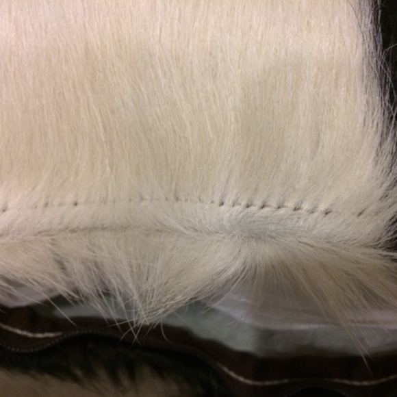 ❤️*COACH Cow Hide Pillow Cover and insert Pillow*Vintage Never Used - Picture 7 of 11